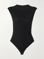 [GOLDSIGN] GOLDSIGN - Ellison Stretch-jersey Bodysuit - Black - x small x small Black
