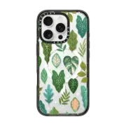 iPhone 16 Pro Impact Case MagSafe Compatible Tropical Leaves