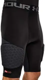 Under Armour Gameday Pro 3-Pad Compression Basketball Shorts UA1346866-001 L