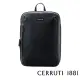 【Cerruti 1881】限量2折 義大利頂級小牛皮後背包 CEZA05934M 全新專櫃展示品(深藍色)