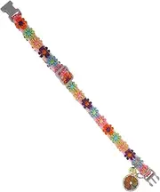 Colorful Lace Flower Adjustable Collar for Cats Kittens Lightweight Decorative Pet Collar with Bell for Outdoor Use and Special Occasions Fits Neck