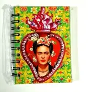 Amazing FRIDA KHALO SACRED HEART Notebook Book Spiral Hard Cover Print Design