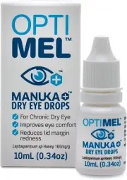 Optimel Manuka Honey Dry Eye Drops 10mL QLD Stock Opti Mel Best Pricing Wz Ship