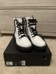 New Sorel White Women’s Lennox Lace Up Waterproof Hiking Snow Boots Size 8.5