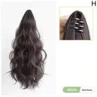 1 * Hot Ponytail Clouds Clip on Wig Youth Short Hair Lengthening Artifact^`