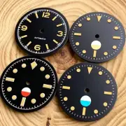 50-Fathoms Fit NH35 NH36 ETA 2824 PT5000 Automatic 29mm Black Watch Dial Yellow