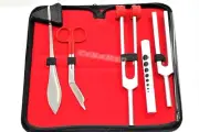5 pcs Reflex Percussion Taylor Hammer Penlight Tuning Fork C 128 C 512 +scissors