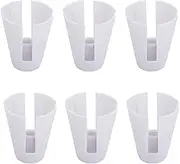 PZRT 6pcs Plastic Coil Claw Thread Spool Cone Holder Sewing Accessories DIY Craft Overlocker Serger Sewing Decoration for 644d 744d Accessories, White