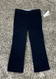 NWT Girls Dockers Approved Schoolwear Pants Size 6 Regular Navy Blue Bootcut