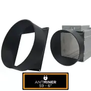 Antminer S9 Case to 6" Inch Fan Shroud Silencer Cooling Crypto ASIC Chassis BTC