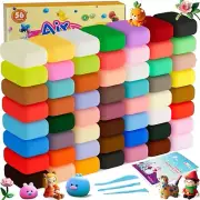 Air Dry Clay 56 Colors, Modeling Clay for Kids,Starter Kit with Sculpting Tools