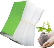 Nursery Grow Bags - Germination Nursery Container,Non-Woven Fabric Flower Sprouting Pouch, Set of 100 Germination Containers for Vegetable Fruit