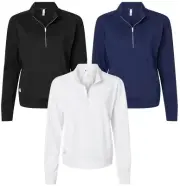 ADIDAS Golf Women's XS-2XL Ultimate365 Textured Quarter-Zip Dri-FIT Pullover