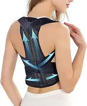 Corrector Full Back Lumbar Support Belt Waist Strap Prevent Scoliosis,Improve Hunchback, Neck Shoulder