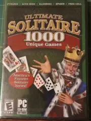 Ultimate Solitaire 1000 Unique Games - PC - NEW/Sealed - Cards Game - See desc