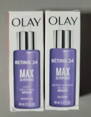 LOT OF 2 Olay Regenerist Retinol 24 MAX Night Serum 40 ml/ Each