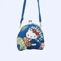 在飛比找momo購物網優惠-【HELLO KITTY】復古斜背口金包(斜背包、口金包)