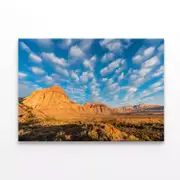 Cloudy Sky Nevada with Mountains Print 100% Australian Made 90 x 60cm (Stretched)