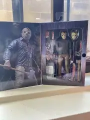 NECA Ultimate Jason Voorhees 7 inch Action Figure Complete Set. See Details.