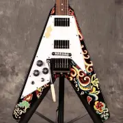 Epiphone Inspired by Gibson Custom Jimi Hendrix "Love Drops" Flying V LH Left Ha