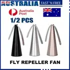1/2PCS Automatic Fly Trap Fly Repellent Fan Keep Flies Bugs Food From Away FruRH