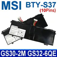在飛比找樂天市場購物網優惠-MSI BTY-S37 10pins 4芯 原廠電池 GS3