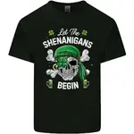 ST PATRICKS DAY LET THE SHENANIGANS BEGIN 男士棉質 T 恤 T 恤上衣