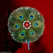 Natural Peacock Mor Pankh Real Peacock Feather Tail Christmas Home Lord Krishna