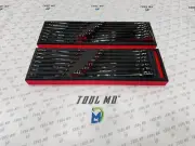 Snap-on Tools USA NEW 28pc Metric & SAE 4-Way Angle Open Head Wrench Foam Set