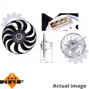 FAN RADIATOR FOR VW VENTO 1H2 AEP AEK AFT 1Y AAZ 1Z ALE AHU AAM ADZ ADD ACC NRF