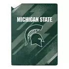 Northwest NCAA Michigan State Spartans Silk Touch Sherpa Throw Blanket, 60"X80"