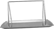 Stainless Steel Hanging Roast Meat Rack for Restaurant Snack Serving Dish Grilled Food Plate