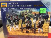 Zvezda 6809 1/72 scale Napoleonic Russian Foot Artillery set