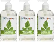 Natural Liquid Hand Soap, Free & Clear, Unscented, Hypoallergenic, pH Balanced, Soft and Moisturizing, Sulfate Free - 12 Ounce (Pack of 3)