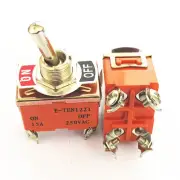 2pcs E-TEN1221 4-Pin Toggle Flick Switch DPST ON-OFF 15A 250VAC