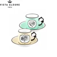 在飛比找momo購物網優惠-【Vista Alegre】法式花園咖啡杯組2入