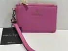 Nanette Laporte Becka Vegan Leather Wallet Wristlets - Lipstick Pink