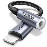Lightning to 3.5Mm Adapter Apple Mfi Certified Headphone Adapter for Iphone Ligh