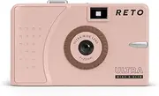 Reto Ultra Wide and Slim 35 mm Film Camera, Pastel Pink