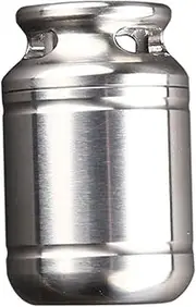 SHERCHPRY Titanium Keyring Case Container Portable Pocket Holder for Pills and Items Compact Keychain Storage for Travel and Outdoor Adventures
