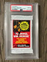1990 Impel Marvel Universe 1st Issue Foil Pack PSA Graded - MCU Wolverine