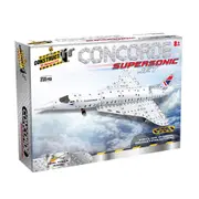 255pc Construct IT DIY Concorde Jet Toy w/ Tools Build Assembly Kit Kids 8y+