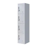 4-Door Vertical Locker for Office Gym Shed School Home Storage