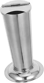 LOORGVEL Tweezer Storage Box: Cone Shaped Forceps Holder Stainless Steel Tweezer Holder Gauze Tampon Stand For Laboratory Salon