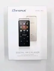 Dansrue M01 Silver 8GB Display Screen Touch buttons Digital MP3 Player New