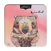 Banksia Red Animals of Australia Wombat Tin - Macadamia Butter Finger Biscuits 150g