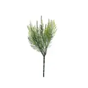 2 Frosted Green 15" Faux Sagebrush Artificial Leaves Greenery Stems Party Events