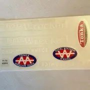 Custom Replacement Decals for '71-'72 #3915 Mighty Wrecker Tonka Truck
