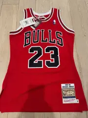 100% Authentic Michael Jordan Mitchell Ness 97 98 Bulls Jersey Size 36 S Mens
