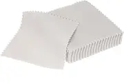 NUOBESTY 50Pcs Jewelry Cleaning Cloths Polishing Wipes for Silver Gold and Platinum for Watches Earrings and Necklaces Lightweight and Portable Cleaning